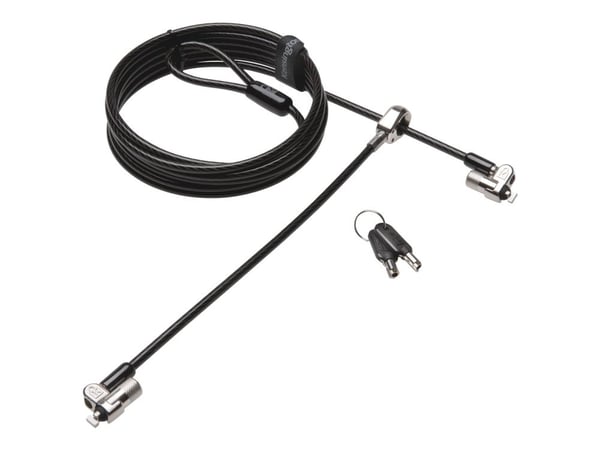 Kensington MicroSaver 2.0 Keyed Twin Laptop Lock - Sikkerhetskabel