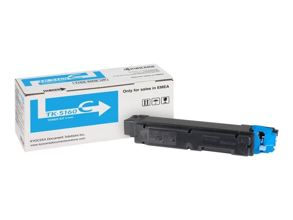Kyocera TK 5160C - Cyan - original - tonerpatron - for ECOSYS P7040cdn, P7040cdn/KL3