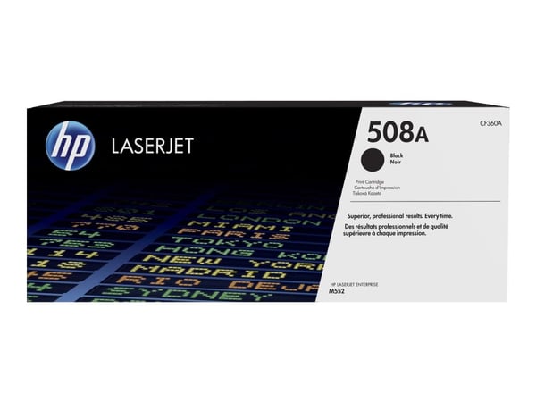 Lasertoner HP 508A CF360A, 6 000 sidor, svart