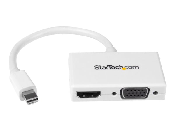 StarTech.com MDP2HDVGAW, 0,15 m, 1920 x 1200 pikseliä, 1080p, Valkoinen, Passiivinen videomuunnin, 0 - 60 °C