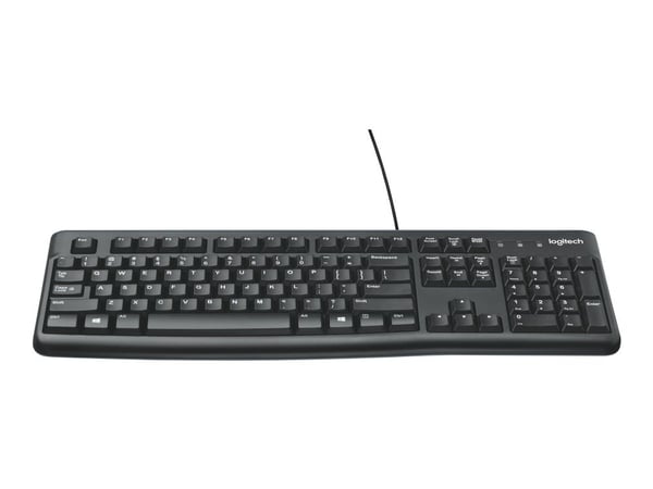Logitech K120 - Tastatur - USB - Italiensk - svart - OEM
