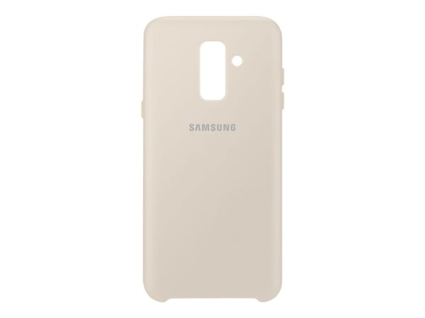 Samsung Dual Layer Cover EF-PA605 - Beskyttende deksel for mobiltelefon - gull - for Galaxy A6+