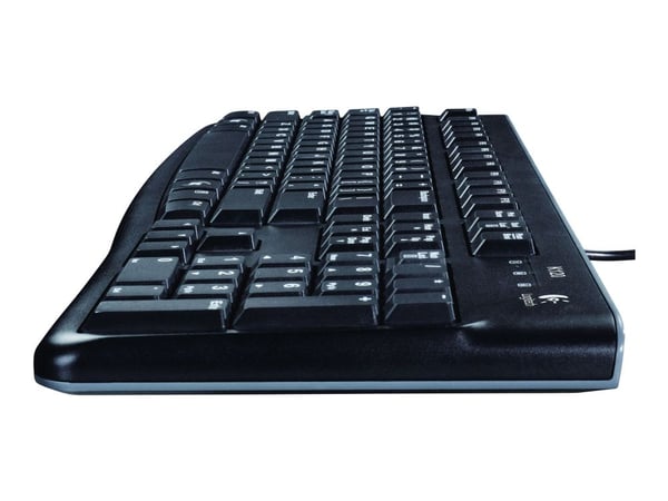 Logitech K120 - Tastatur - USB - Italiensk - svart - OEM