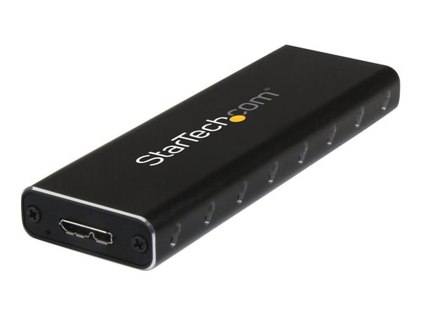StarTech.com SM2NGFFMBU33, SSD-kotelo, M.2, M.2, 6 Gbit/s, USB-liitettävyys, Musta
