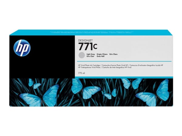 HP 771C - 775 ml - lysegrå - original - blekkpatron - for DesignJet Z6200, Z6600, Z6610, Z6800, Z6810