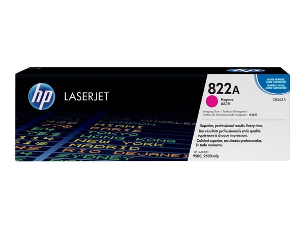 HP 822A – Magenta – alkuperäinen – tromlekit – Color LaserJet 9500gp-, 9500hdn-, 9500mfp- ja 9500n-malleihin
