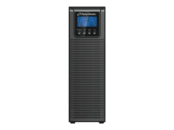 PowerWalker VFI 3000 TGS - UPS - AC 176 - 300 V - 2700 watt - 3000 VA - uten batteri - RS-232, USB - utgangskontakter: 3