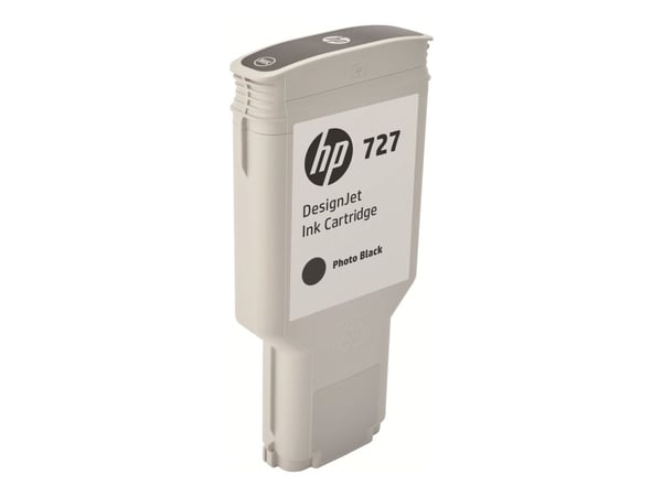 HP 727 - 300 ml - høykapasitets - fotosort - original - DesignJet - blekkpatron - for DesignJet T1500, T1530, T2500, T2530, T920, T930