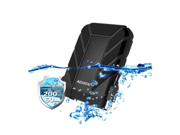 ADATA HD710 Pro - Harddisk - 4 TB - ekstern (bærbar) - USB 3.1 - svart