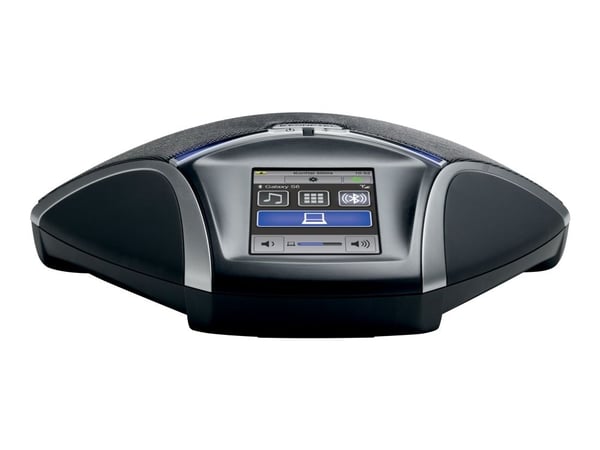 Konftel 55Wx - Bluetooth-konferanseenhet for konferansetelefon - sølv, lakrissvart - for Konftel 55Wx