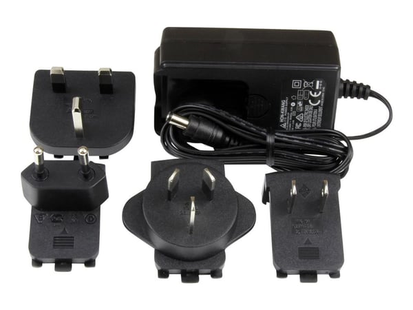 StarTech Universal Replacement Power Adapter - DC 9 Volts, 2 Amps Power Adapter (SVA9M2NEUA) - Strømadapter - AC 100-240 V - for P/N: RS232EXTC1, R...