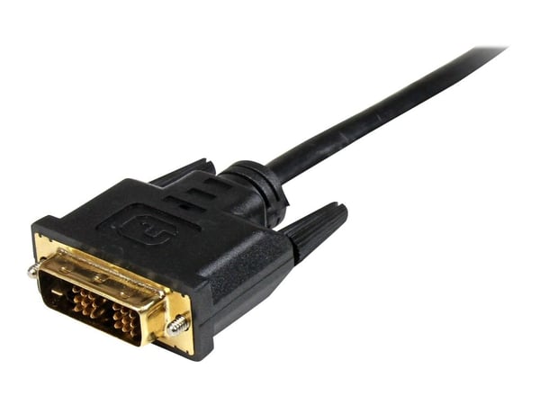 Startech 6ft (1.8m) HDMI to DVI Cable, DVI-D to HDMI Display Cable (1920x1200p), Black, 19 Pin HDMI Male to DVI-D Male Cable Adapter, Digital Monit...