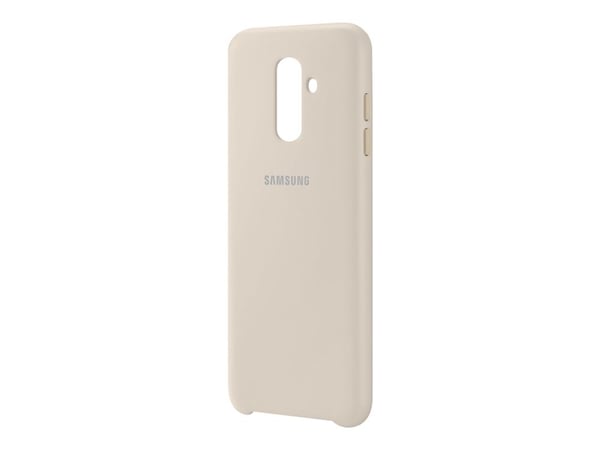 Samsung Dual Layer Cover EF-PA605 - Beskyttende deksel for mobiltelefon - gull - for Galaxy A6+
