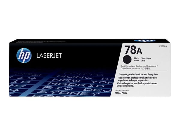 HP 78A - Svart - original - LaserJet - tonerpatron (CE278A) - for LaserJet Pro M1536dnf, P1566, P1606DN
