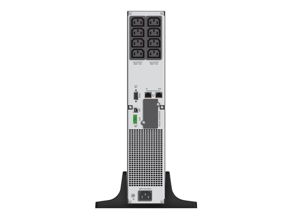 PowerWalker VI 1000RT LCD - UPS - AC 220/230/240 V - 900 watt - 1000 VA - 7 Ah - RS-232, USB - utgangskontakter: 8 - 2U - 19" - svart