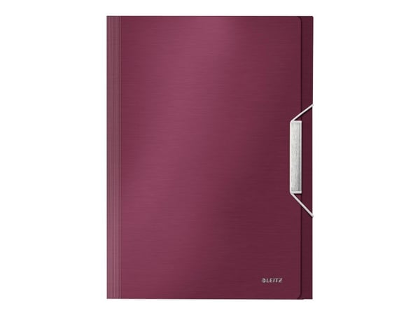 Leitz Kokouskansio Style PP, A4, Polypropeeni (PP), Punainen, 250 arkkia, 80 g/m², 6 taskua