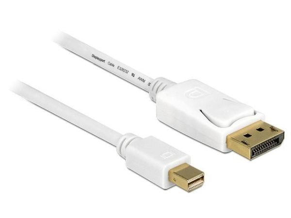 Delock - DisplayPort-kabel - DisplayPort (hann) til Mini DisplayPort (hann) - 1 m - svart