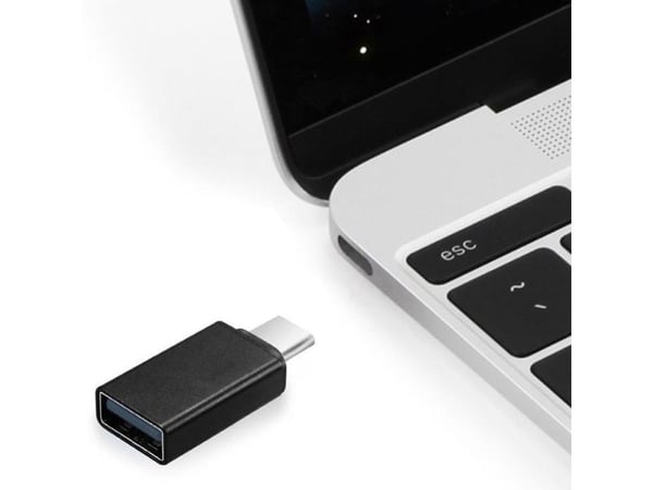 Gembird A-USB2-CMAF-01, USB Type-C, USB A-tyyppi, Musta
