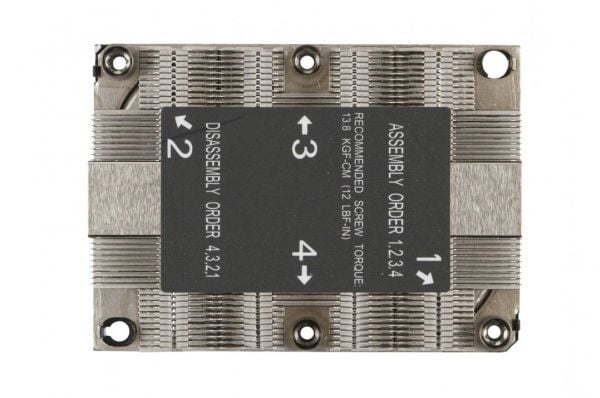 Supermicro - Prosessorijäähdytin - (Socket P) - 1U - SUPERMICRO X11DDW-L, X11DDW-NT -prosessoreille