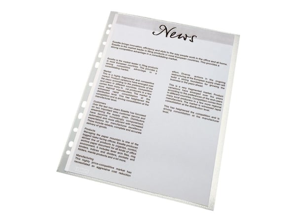 Esselte - Arkbeskytter - for A4 (210 x 297 mm) - blank (en pakke 100)