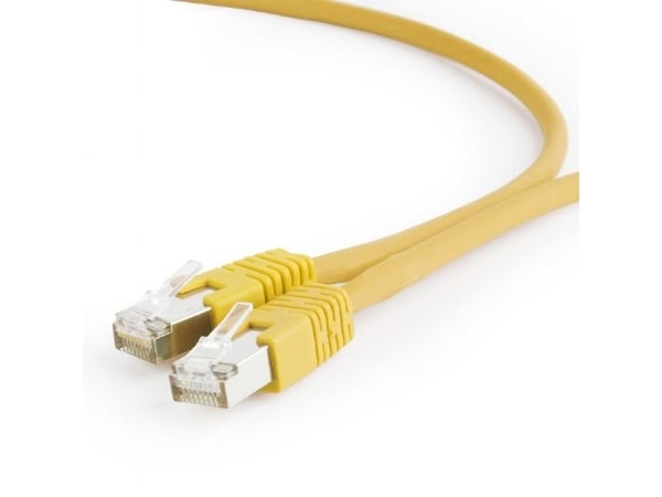Cablexpert - Kablage - RJ-45 (hann) til RJ-45 (hann) - 2 m - S/FTP - CAT 6a - halogenfri, formet - gul