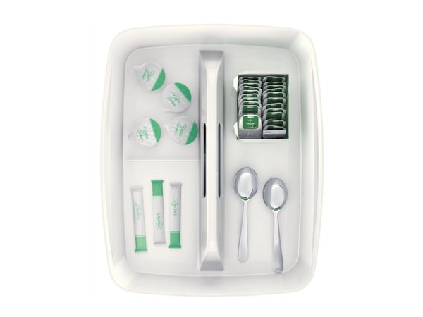 Leitz MyBox - Lagringsboxfack - 3 utrymmen - vit