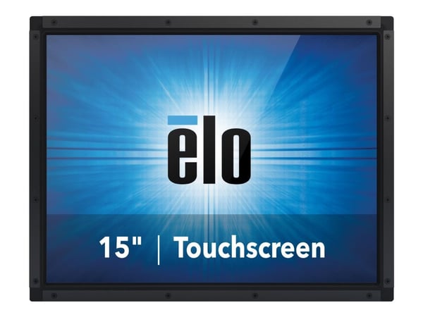Elo 1590L - Rev B - LED-näyttö - 15" - avoin kehys - kosketusnäyttö - 1024 x 768 @ 75 Hz - 250 cd/m² - 700:1 - 16 ms - HDMI, VGA, DisplayPort - mus...