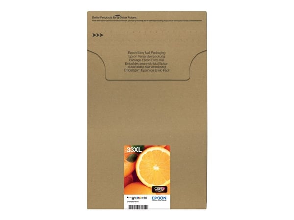 Epson 33XL Multipack - 5 pakker - XL - svart, gul, cyan, magenta, fotosvart - original - blekkpatron - for Expression Home XP-635, 830; Expression ...