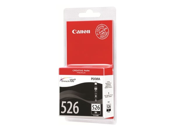 Canon CLI-526BK - Svart - original - blekkbeholder - for PIXMA iP4950, iX6550, MG5250, MG5350, MG6150, MG6250, MG8150, MG8250, MX715, MX885, MX895