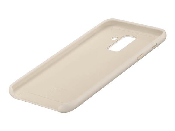 Samsung Dual Layer Cover EF-PA605 - Beskyttende deksel for mobiltelefon - gull - for Galaxy A6+