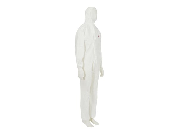 3M 4540+ - Kjeledress - M - SMMMS polypropylen - hvit, blå