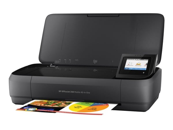 HP Officejet 250 Mobile All-in-One - Multifunktionsskrivare - färg - bläckstråle - Legal (216 x 356 mm) (original) - A4/Legal (media) - upp till 8 ...