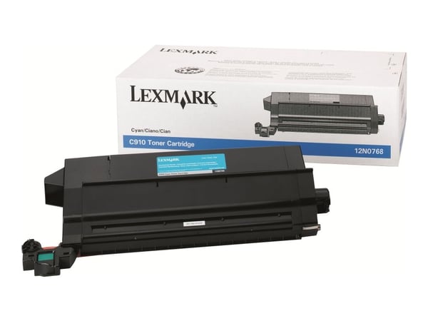 Lexmark - Cyan - original - tonerpatron - for Lexmark C910, C910dn, C910fn, C910in, C910n, C912, C912dn, C912fn, C912n, C912nl, X912e