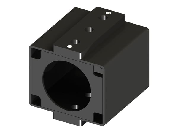 Multibrackets M Pro Series - Monteringsbeslag (stolpebrakettarmatur) - stål - svart