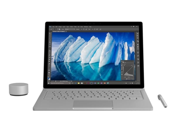 Microsoft Surface Dial - Markør - trådløs - Bluetooth 4.0 - magnesium - kommersiell - for Surface Book, Laptop, Pro 4, Pro 7, Studio, Studio 2