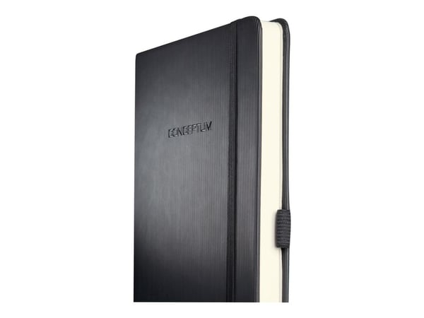 Sigel Conceptum Classic - Notisbok - eskebundet - 213 x 295 mm - 194 sider - gemsepapir - vanlig - svart perm