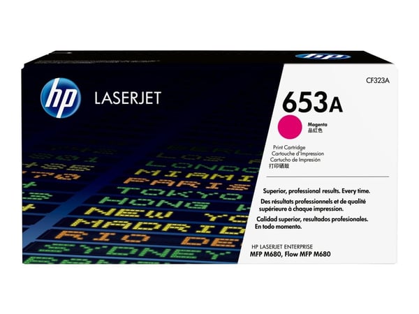 HP 653A, alkuperäinen magenta LaserJet-värikasetti, 16500 sivua, Magenta, 1 kpl