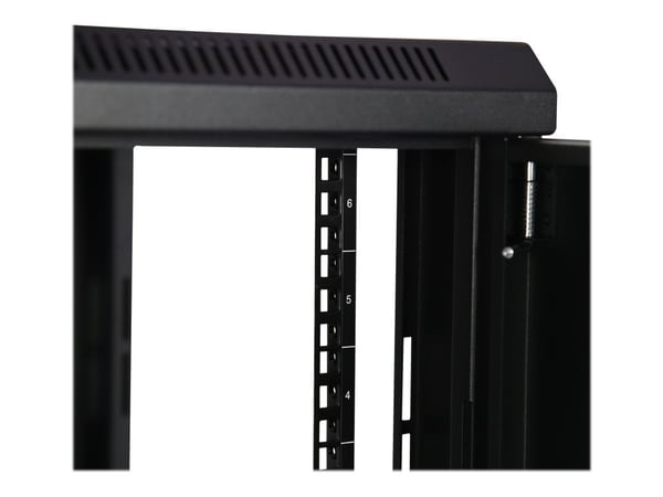 StarTech.com RK616WALM, Seinään asennettava laitekehikko, 6U, 90 kg, Näppäinlukko, Tehostunut kaapelinhallinta, 17,6 kg