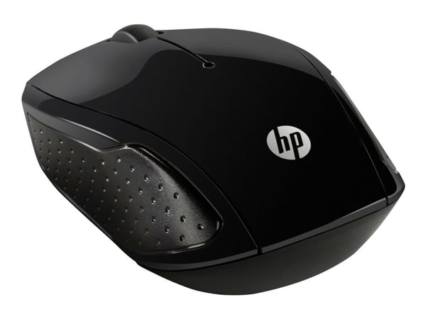 HP :n langaton hiiri 200, Molempikätinen, Optinen, Langaton RF, 1000 DPI, Musta