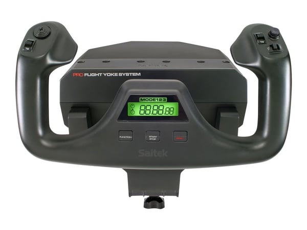 Logitech Flight Yoke System - Åk og gasspedal - kablet - for PC