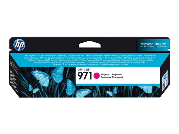 HP 971 - Magenta - original - blekkpatron - for Officejet Pro X451dn, X451dw, X476dn MFP, X476dw MFP, X551dw, X576dw MFP