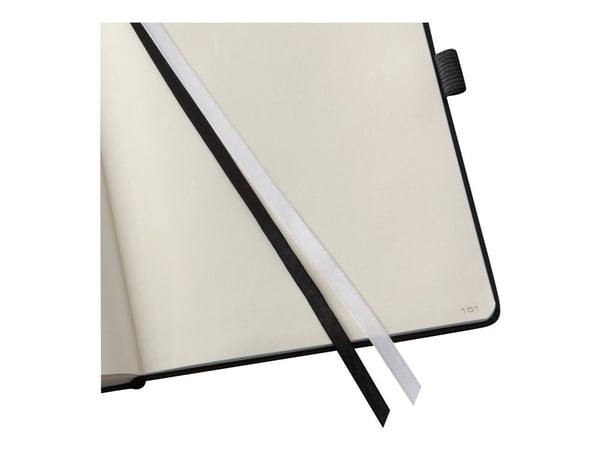Sigel Conceptum Classic - Notisbok - eskebundet - 213 x 295 mm - 194 sider - gemsepapir - vanlig - svart perm