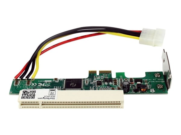Startech PCI Express to PCI Adapter Card - PCIe to PCI Converter Adapter with Low Profile / Half-Height Bracket (PEX1PCI1) - PCIe x1 til PCI-sporad...