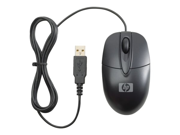HP Optical USB Travel Mouse - Mus - optisk - 3 knapper - kablet - USB