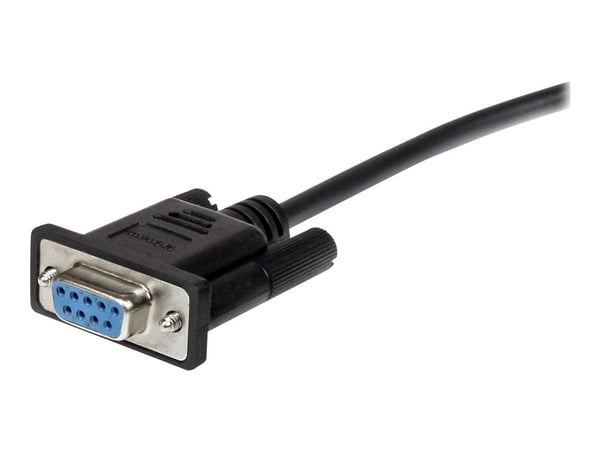 StarTech 0.5m Black Straight Through DB9 RS232 Serial Cable - DB9 RS232 Serial Extension Cable - Male to Female Cable - 50cm (MXT10050CMBK) - Serie...