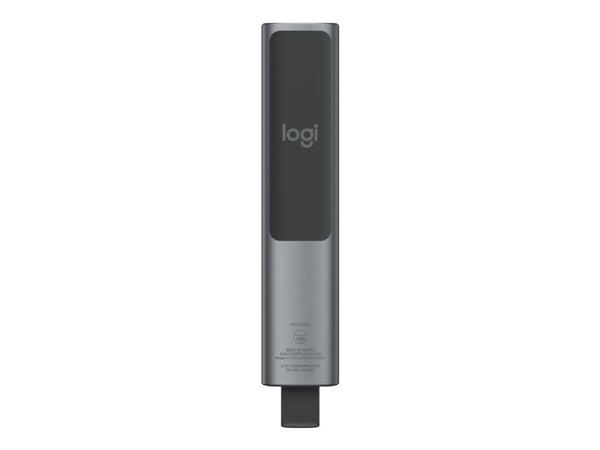 Logitech Spotlight Plus - Presentationsfjärrkontroll - 3 knappar - skiffer