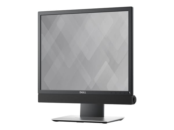 Dell P1917S - LED-skjerm - 19" - 1280 x 1024 @ 60 Hz - IPS - 250 cd/m² - 1000:1 - 6 ms - HDMI, VGA, DisplayPort - svart - for Latitude 7400 2-in-1