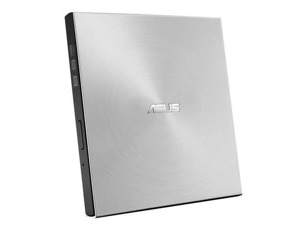 ASUS ZenDrive U7M SDRW-08U7M-U - Platestasjon - DVD±RW (±R DL) / DVD-RAM - 8x/8x/5x - USB 2.0 - ekstern - sølv