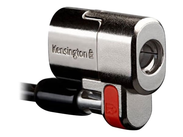 Kensington ClickSafe Keyed Laptop Lock - Lås för säkerhetskabel - svart - 1.524 m