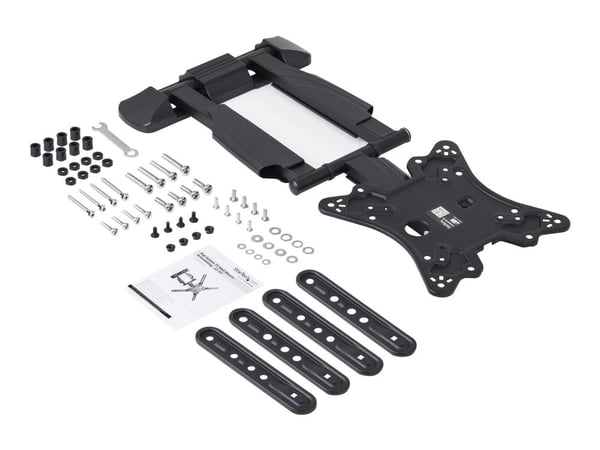 Startech Full Motion TV Wall Mount, 32-55 inch (77lb/35kg) VESA Displays, Low Profile Universal Flat Screen TV Wall Mount, Heavy Duty Adjustable Ti...